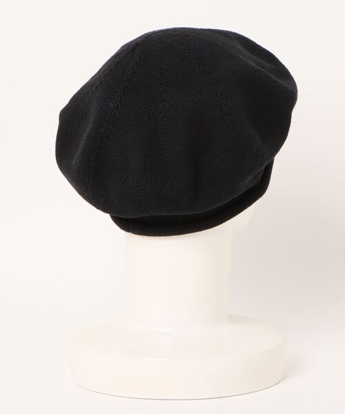 polcadot（ポルカドット） 帽子 ベレー帽 コットンニットベレー