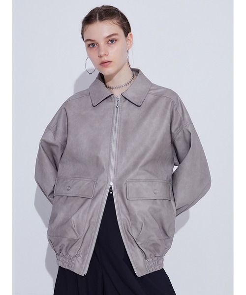 SORIN ジャケット ブルゾン Vintage Fake Leather Bomber Jacket 