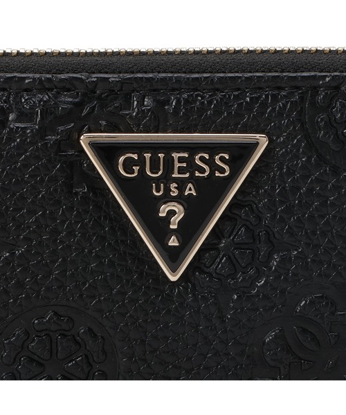 GUESS 長財布　レディース　メンズ ゲス 長財布 レディース KATYA / SLG LARGE ZIP AROUND ブルー