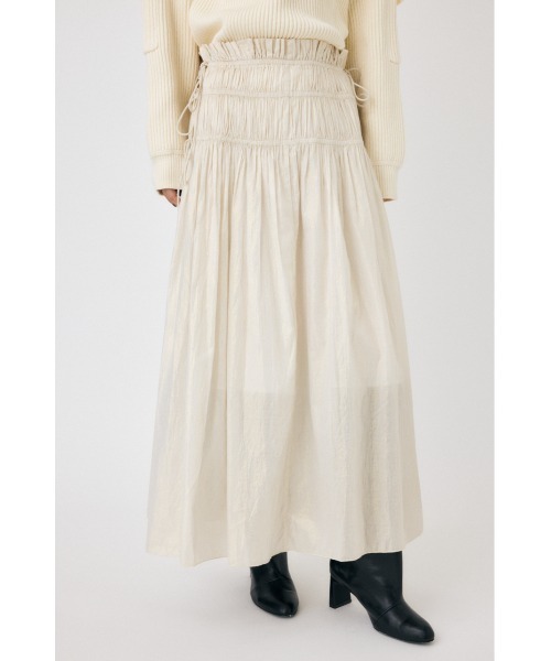 moussy スカート MOUSSY スカート 「セットアップ対応」SHIRRING LONG : ZOZOTOWN