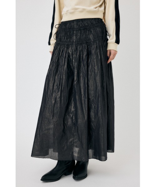 MOUSSY スカート SHIRRING ロングスカート : ZOZOTOWN Yahoo!店