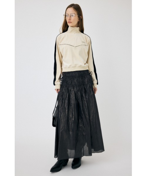 MOUSSY スカート SHIRRING ロングスカート : ZOZOTOWN Yahoo!店