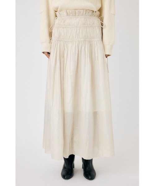 moussy SHIRRING LONG スカート サイズ1 MOUSSY スカート SHIRRING ロングスカート : ZOZOTOWN Yahoo!店