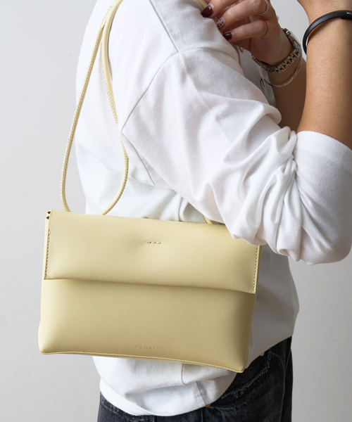 YAHKI ショルダーバッグ バッグ 「YAHKI /ヤーキ」W FACEフラップ  