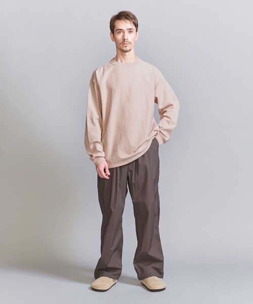 【美品】UNITED ARROWS10ozヘビーワイドクルーネックカットソー2枚 BEAUTY&YOUTH UNITED ARROWS｜10oz ヘビー ワイド クルーネック