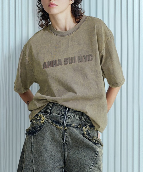 tシャツ ダブルジェルプリントブリーチTシャツ レディース