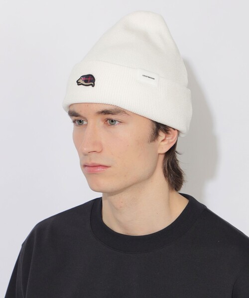 CB CRESTBRIDGE ニット帽 ニットキャップ ヘッジホッグワッペンニット