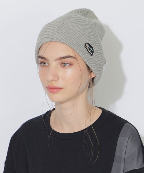 CB CRESTBRIDGE ニット帽 ニットキャップ ヘッジホッグワッペンニット