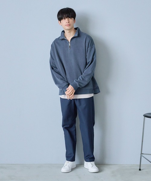 トレーナー スウェット ウォッシュドハーフZIP / 287577 メンズ レディース | LAKOLE | 11