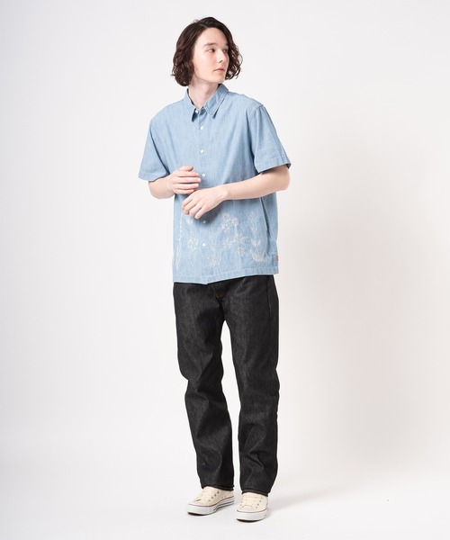 Levi’s ポロシャツ Sサイズ パリ刺繍入り 青系 Levi's ポロシャツ Sサイズ パリ刺繍入り 青系 - メルカリ