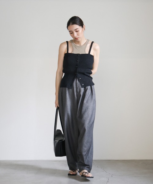ベスト ジレ ダブルストラップサマーニットビスチェ レディース | select MOCA | 19