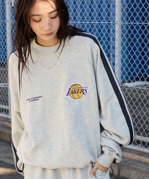 NBA セットアップ NBA/エヌビーエー 別注 ワッペン刺繍 サイド