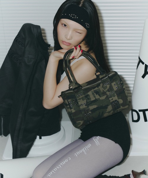 DTYYPE ハンドバッグ ハトメミニボストンバッグ : ZOZOTOWN