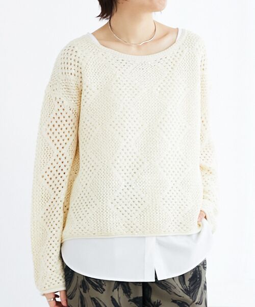 ニット セーター TORRAZZO DONNAスパンコールニット レディース