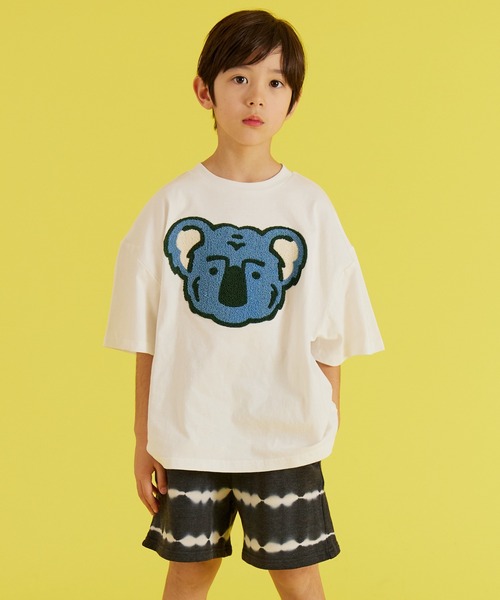 familiar 水色 Tシャツ 女の子と犬刺繍 楽天市場】【2025春夏セール】LOVETOXIC フロントキャラ刺繍T