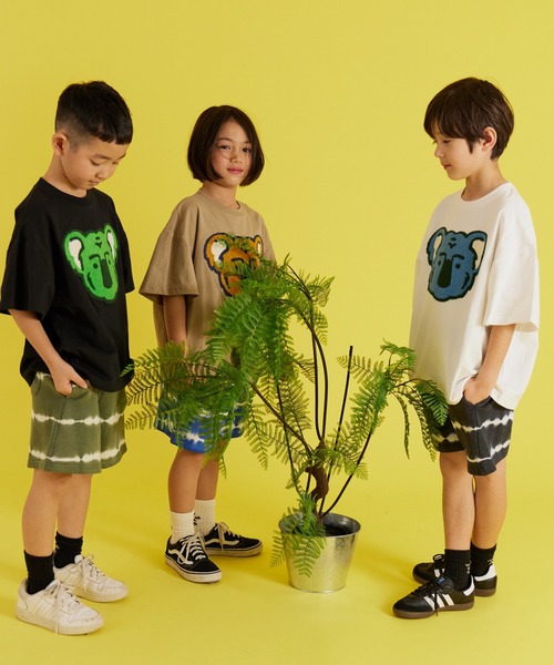 familiar 車と動物刺繍 Tシャツ Tシャツ | ファミリア公式サイト