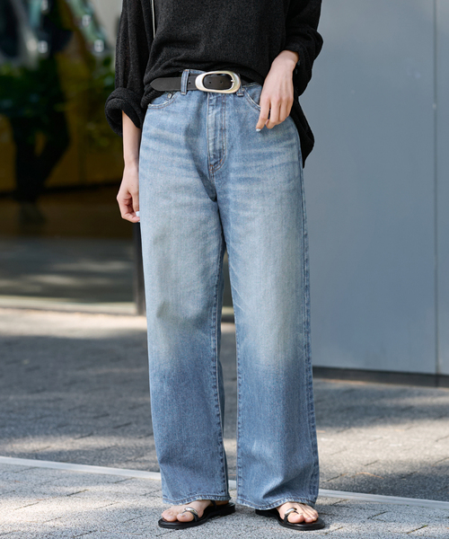 ジーンズ ファッション デニムパンツ ワイドパンツ 11202 10oz ワイドパンツ / デニムパンツ ワイドデニム ジーンズ