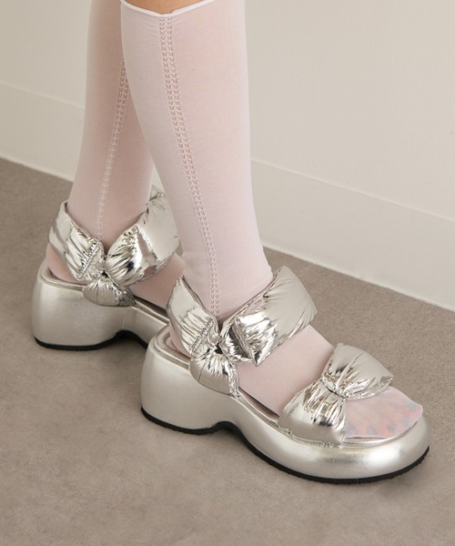 ALM. サンダル 「ALM.」SUPUMANTE WEDGE SANDALS レディース