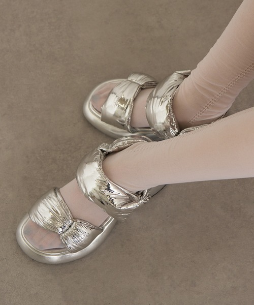 美品　ALM. アルム　スタッズ　サンダル ALM. サンダル 「ALM.」SUPUMANTE WEDGE SANDALS レディース