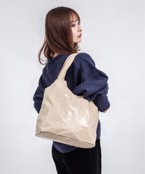 トートバッグ 「JACK GOMME/ジャックゴム」ナイロン　トートバッグ　TILLY Cabas レディースの画像