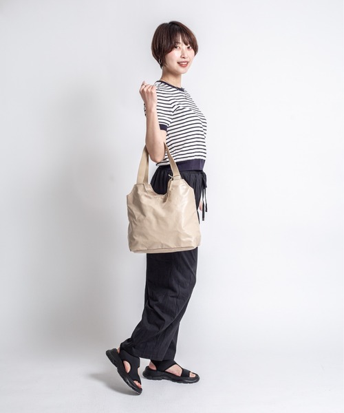トートバッグ 「JACK GOMME/ジャックゴム」ナイロン　トートバッグ　TILLY Cabas レディースの画像