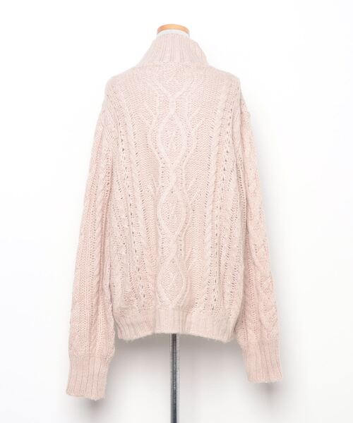 「HONEY MI HONEY」 長袖ニット FREE ベージュ レディース_画像2