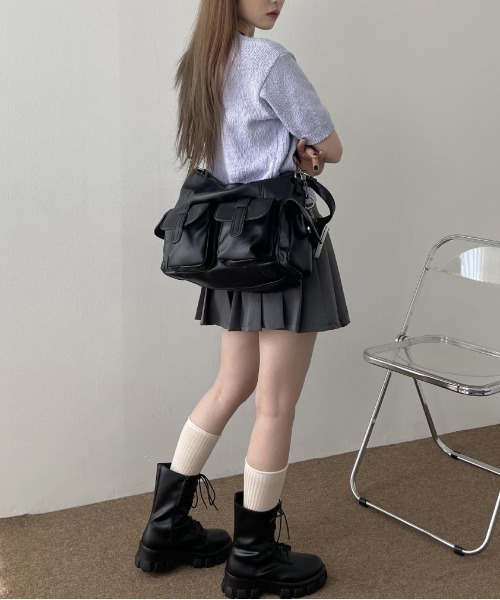 gossip!ロサンゼルス ショルダーバッグ バッグ Y2K ベルトフラップ