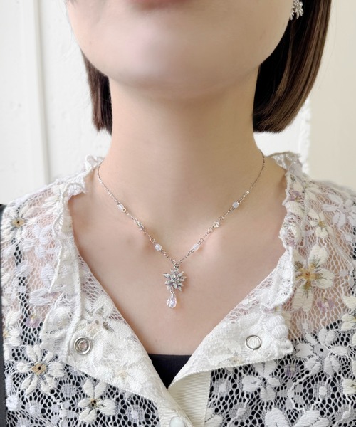 【ANNA SUI】即対応 エーデルワイスモチーフ ネックレス ANNA SUI ネックレス エーデルワイスモチーフ レディース