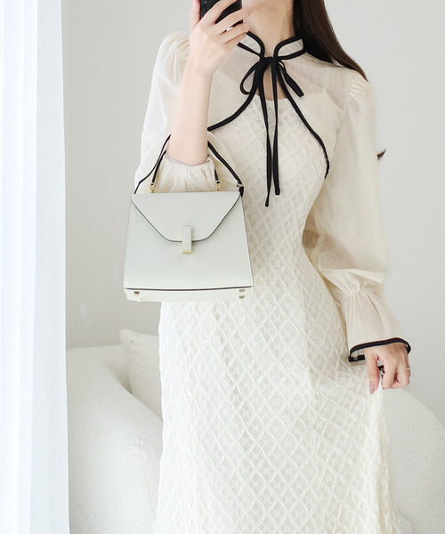 mily bilet ワンピース 「mily bilet」オケージョン対応♪パイピング