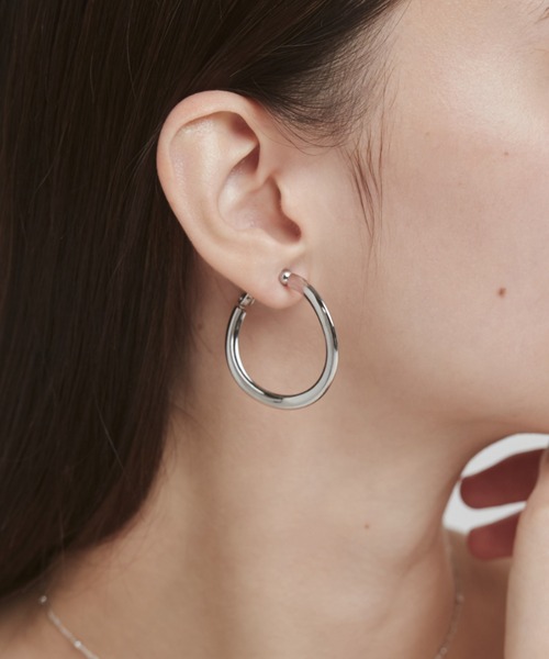 ciite' イヤリング 「 金属アレルギー対応 」ボリュームフープ