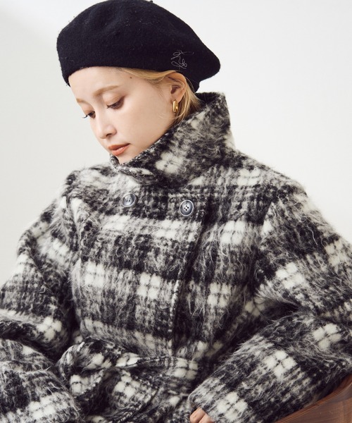 「one after another NICE CLAUP」 ステンカラーコート LARGE オフホワイト レディース_画像2