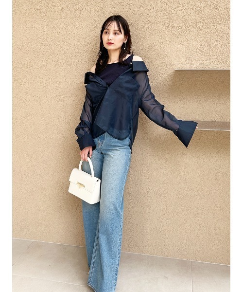 Sustainableシアーシャツニットセット（ニット）｜SNIDEL