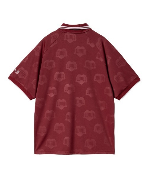 【Carharrt】カーハート WIP Tシャツ レッド Carhartt WIP tシャツ S/S HARTT'S FOOTBALL T-SHIRT