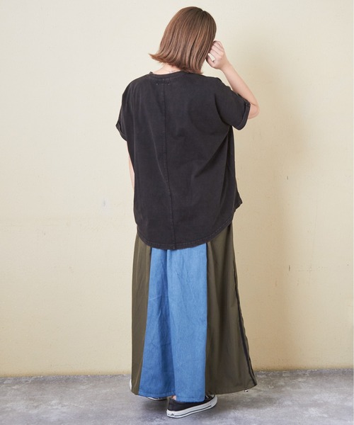 ニットライクデニム スカート|Cube-Cube | Sensounico ONLINE STORE