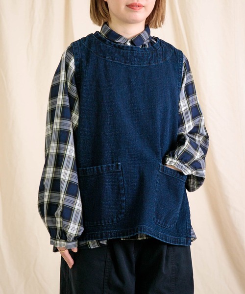 Brocante ベスト ジレ 「Brocante / ブロカント」 デコボコジャガード