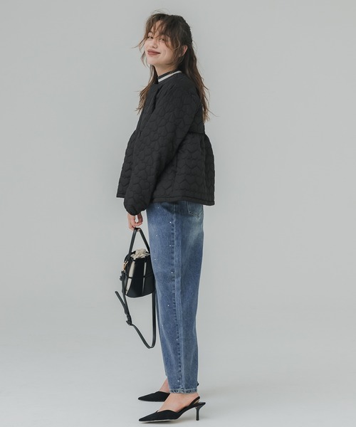 「coca（coca）」 ブルゾン L ブラック レディース_画像3