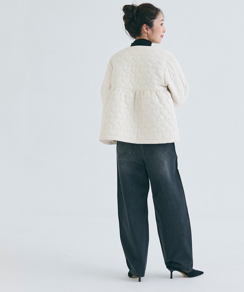 「coca（coca）」 ブルゾン L ブラック レディース_画像8