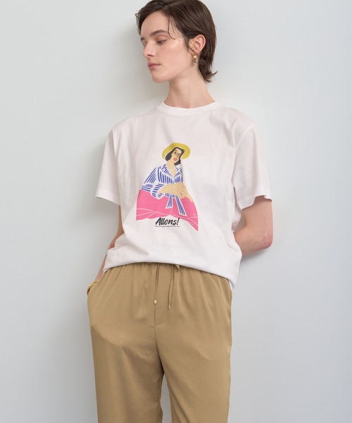 tシャツ 「AZUSA IIDA」 コラボレーションTシャツ (ALLONS) レディース