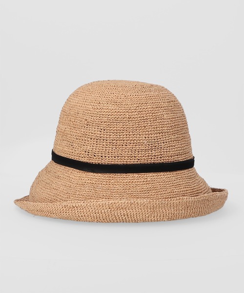 「CA4LA」 ストローハット ONESIZE ピンク レディース_画像8