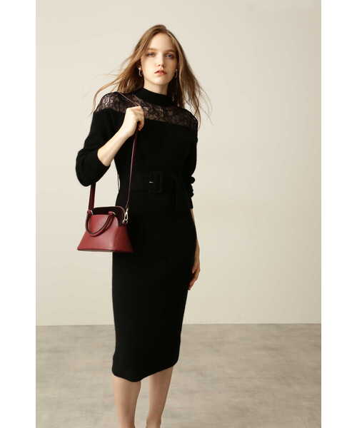 PINKY&DIANNE 「PINKY&DIANNE」 ニットワンピース 38 ピンク系その他