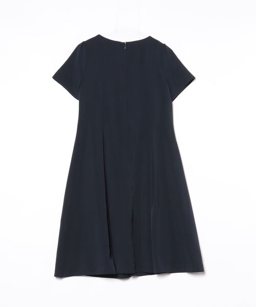 「Tiaclasse」 半袖ワンピース 7号 ネイビー レディース_画像2