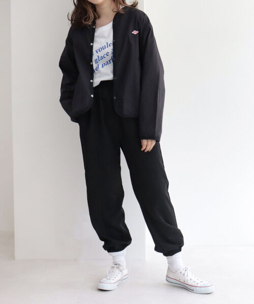 「DANTON」 長袖ブラウス 38 オリーブ レディース Danton 「DANTON」 長袖シャツ 38 オリーブ レディース