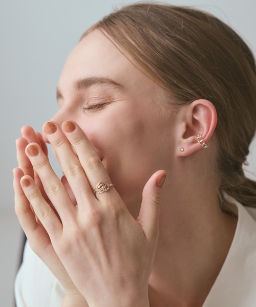 agete（アガット） 指輪 リング 「蟹座」K5ダイヤモンドリング