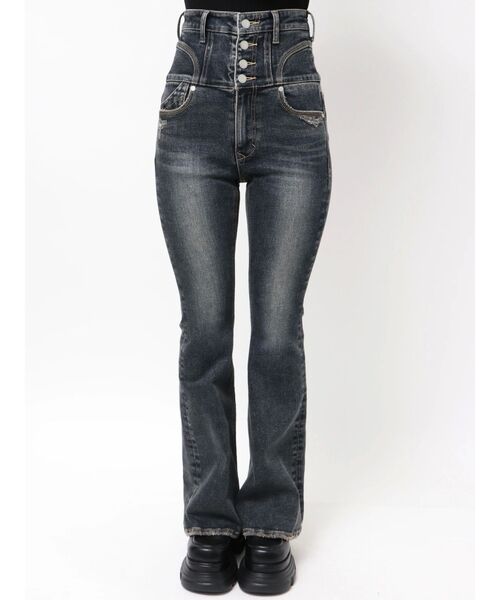 EMODA（エモダ） ジーンズ デニム デニムパンツ スーパーハイウエスト