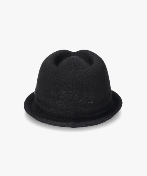 arth　黒 ウール・アンゴラハット arth（アース） 帽子 ハット TM Short Brim Fedora / アース メンズ