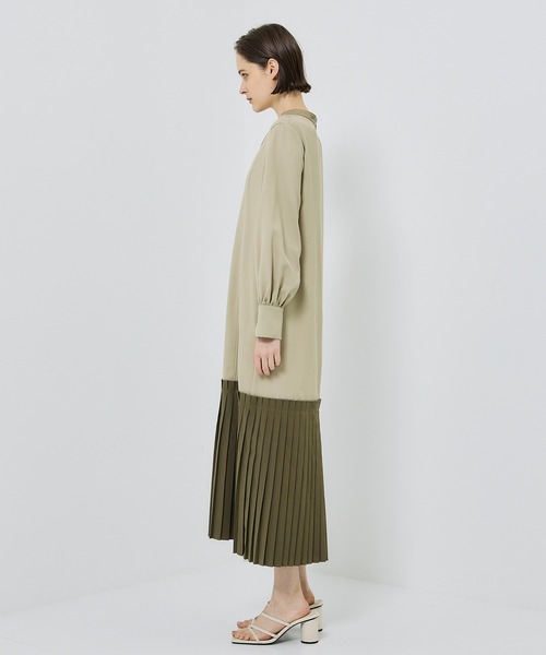 「CITY」 長袖ワンピース 1 ベージュ レディース_画像5