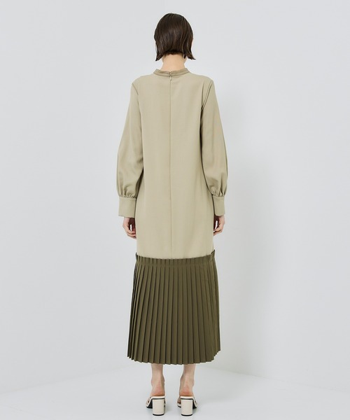 「CITY」 長袖ワンピース 1 ベージュ レディース_画像6