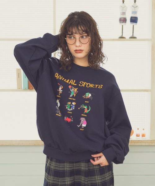 Zooodle トレーナー スウェット ANIMAL SPORTSスウェット メンズ