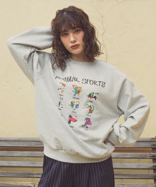Zooodle トレーナー スウェット ANIMAL SPORTSスウェット メンズ