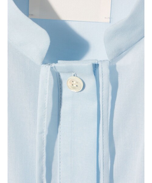 「MIDIUMISOLID」 半袖ブラウス FREE ライトブルー レディース_画像4